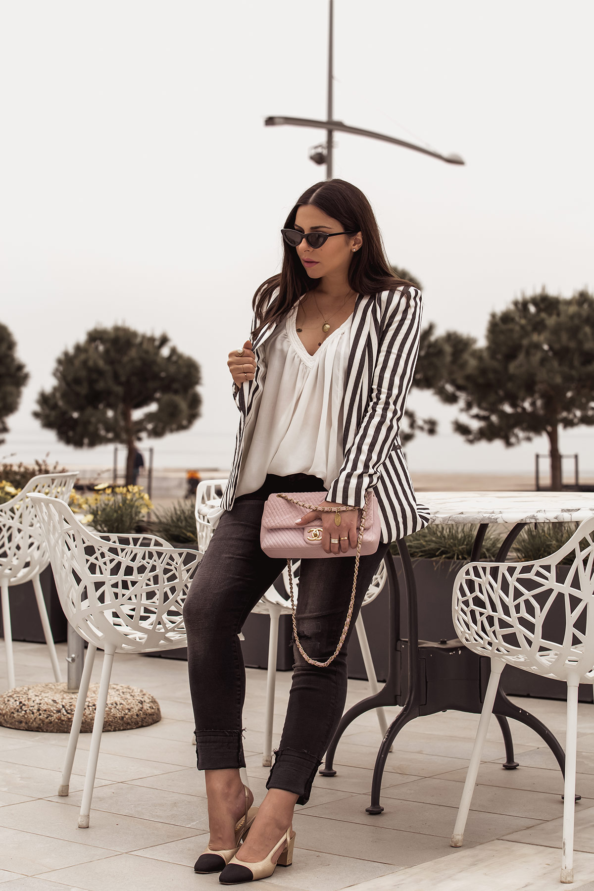 How To Wear A Striped Blazer For Spring - Stella Asteria - Fashion & Lifestyle Blogger