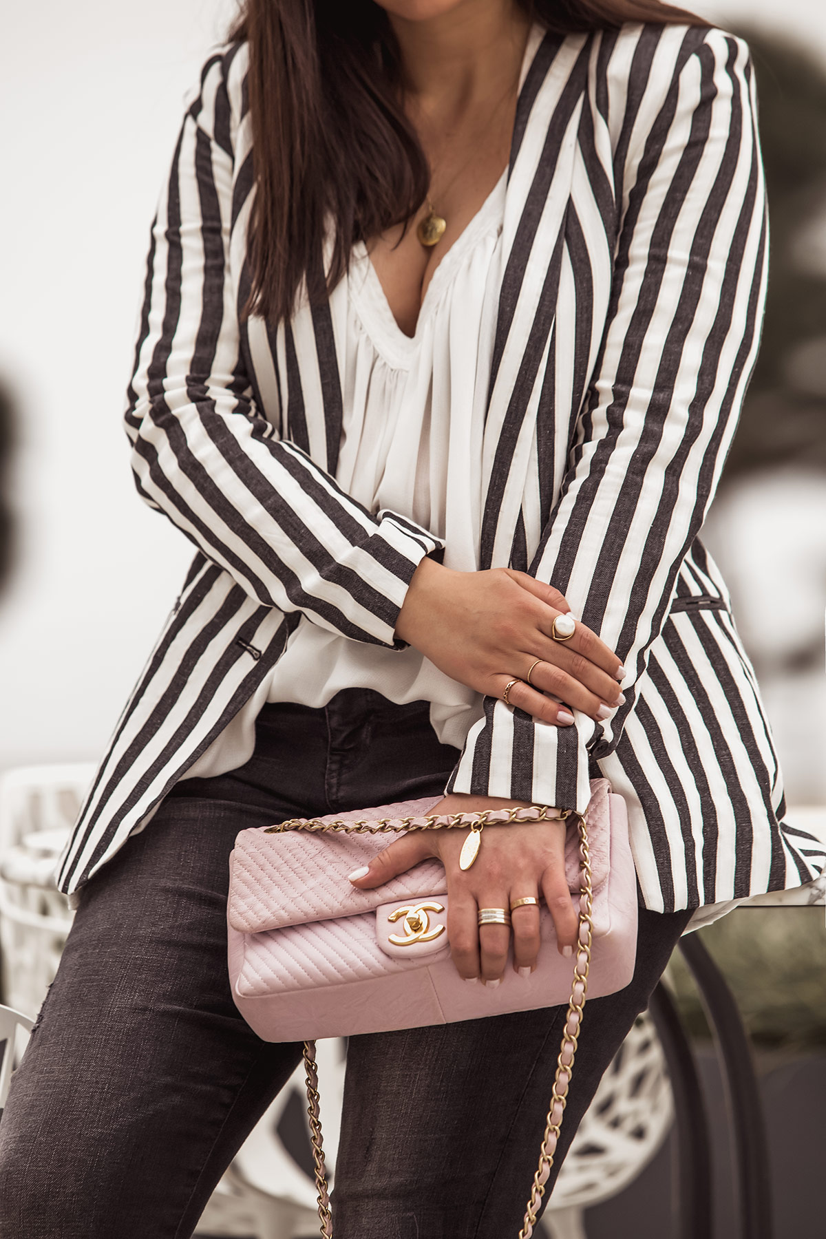 How To Wear A Striped Blazer For Spring | Stella Asteria